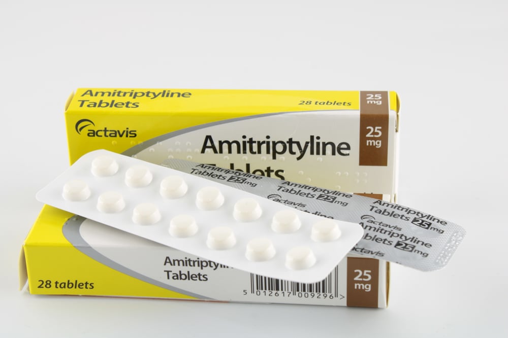 Amitriptyline pills package