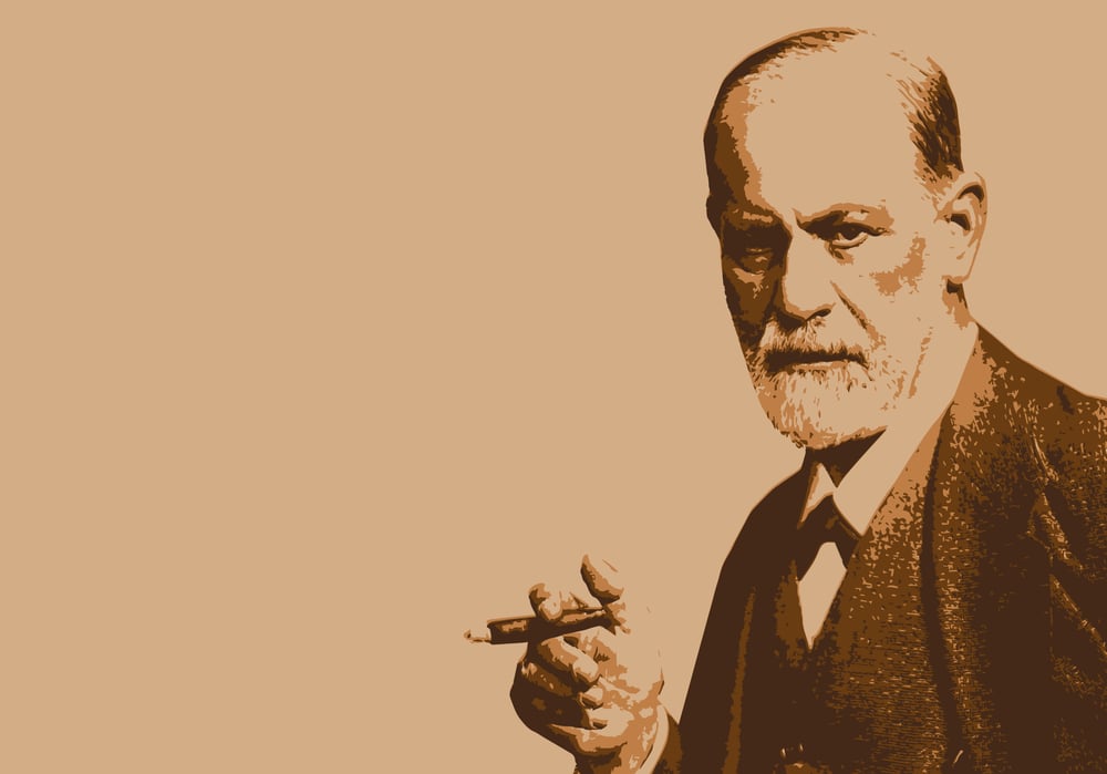 Porträt von Sigmund Freud