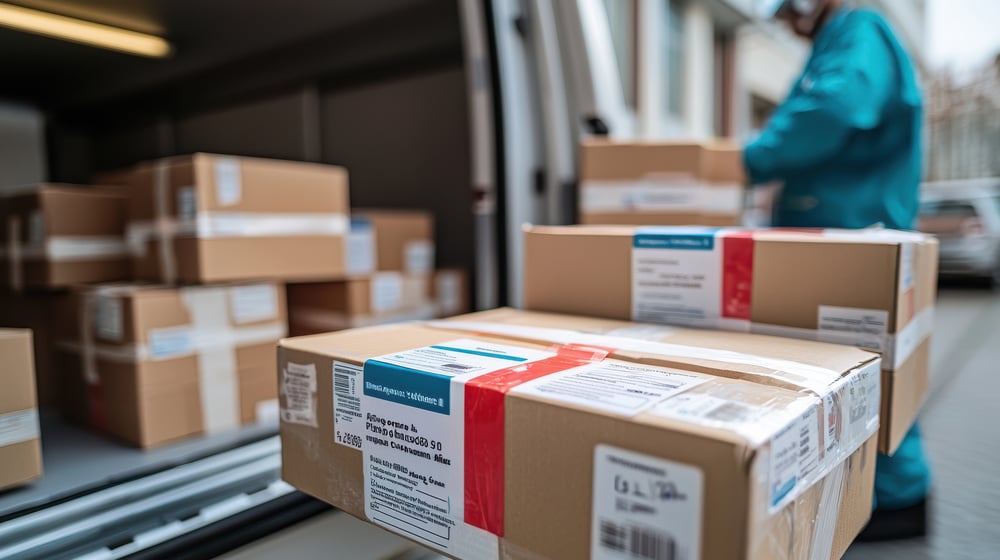 medical supplies boxes
