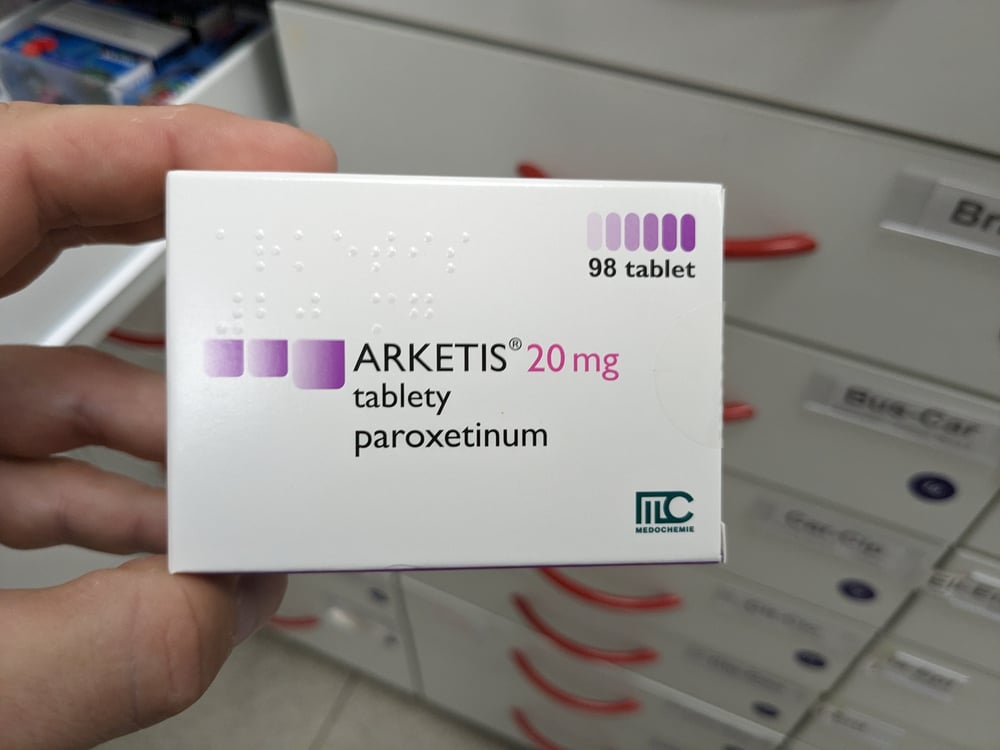 paroxetinum blister pack