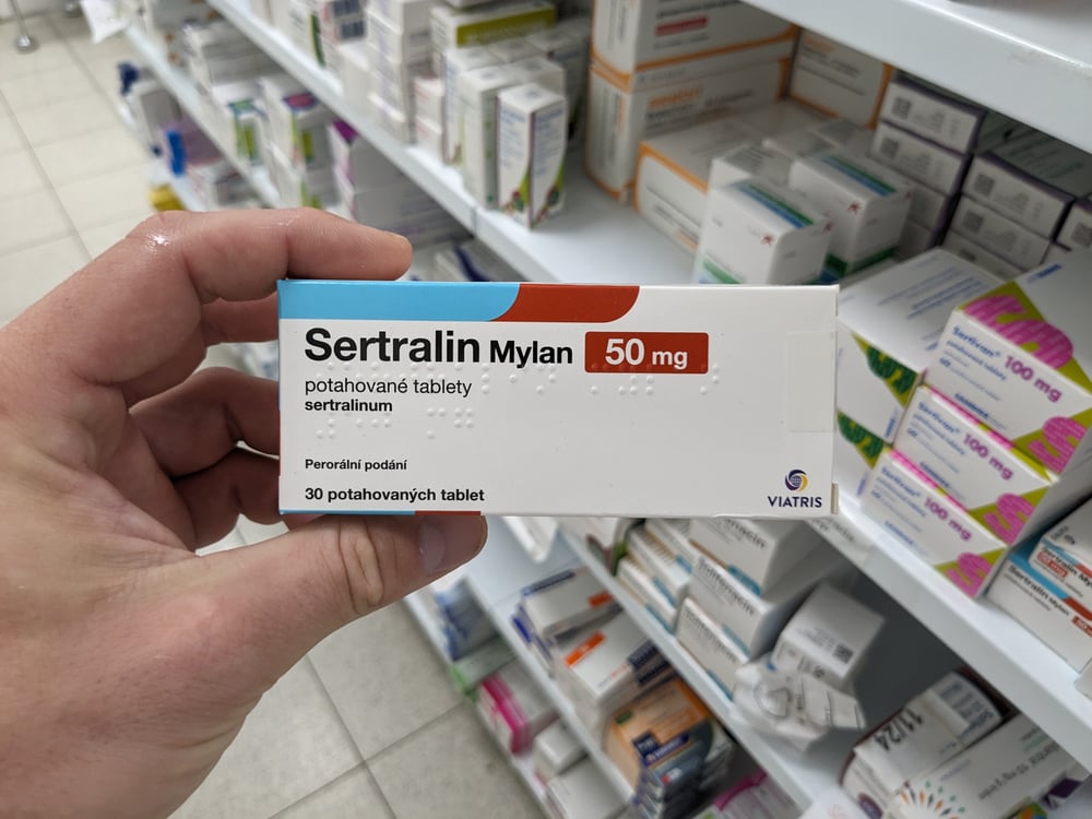 sertraline medication pack
